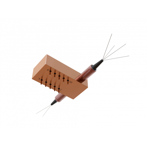 Dual 2x2 Mechanical Single-Mode Fiberoptic Switch Dual 2x2 Mechanical Single-Mode Fiberoptic Switch
